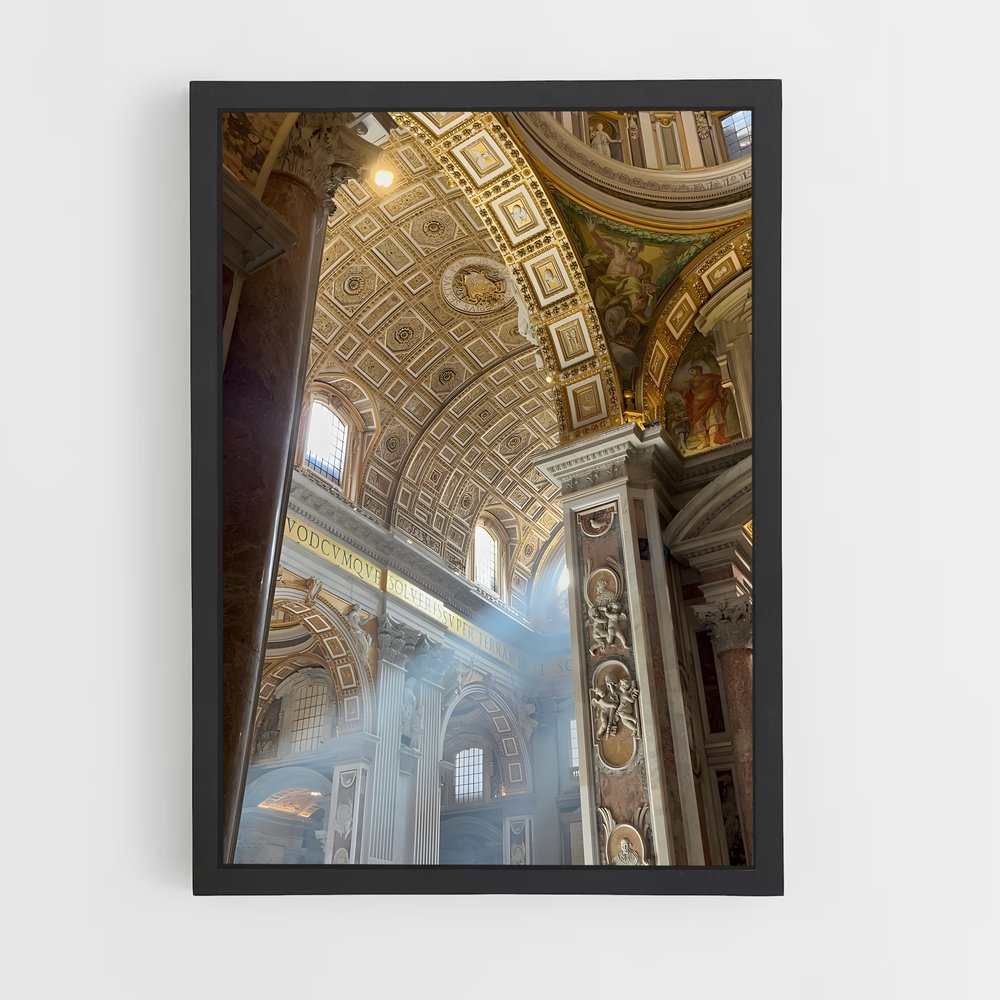 ap-sistine chapel-11 cadre Noir