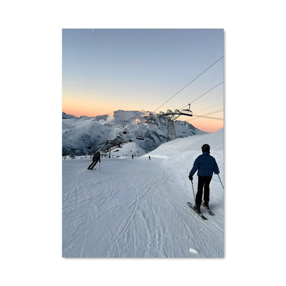 Poster Glisse au Crépuscule