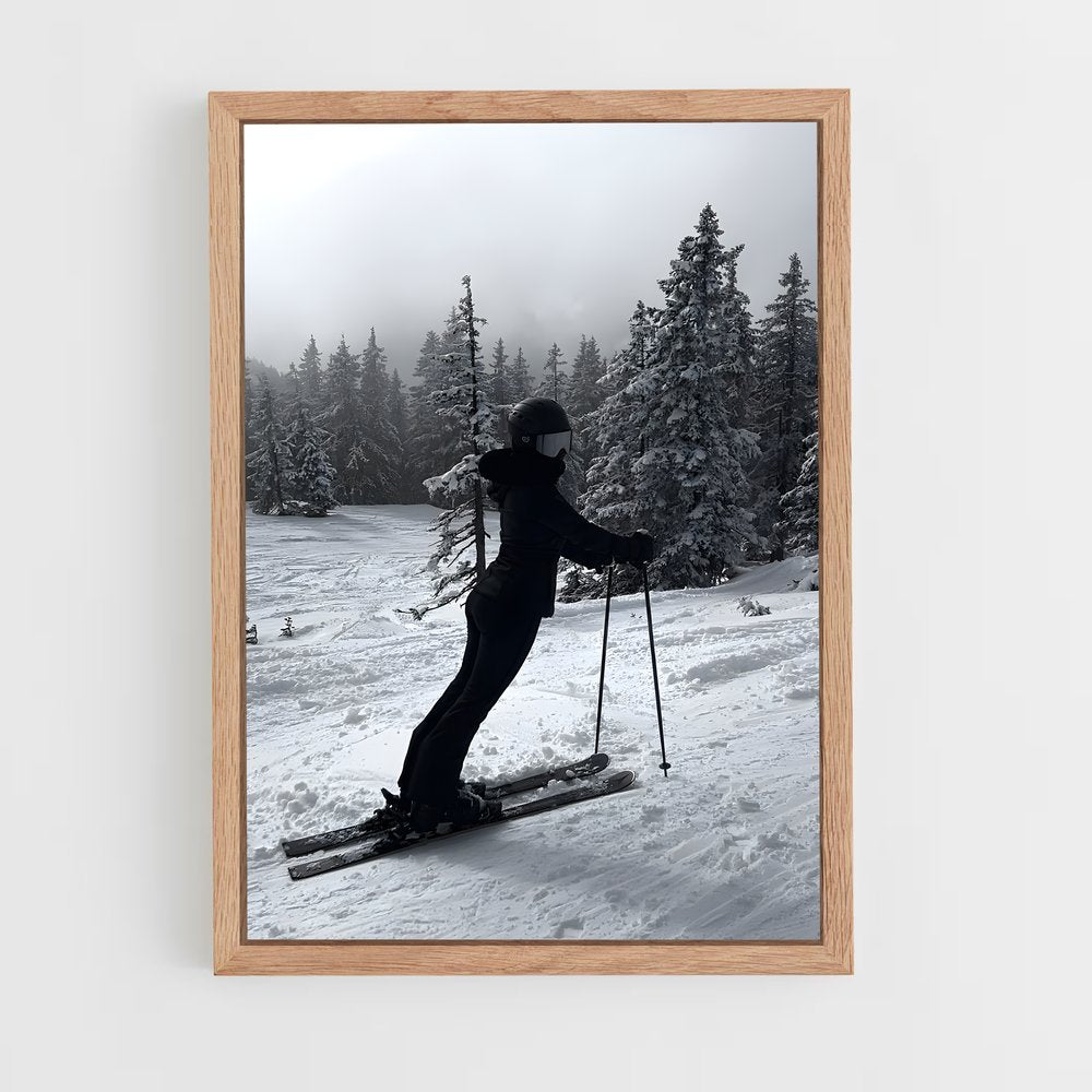 ap-skiing-16 cadre Bois clair