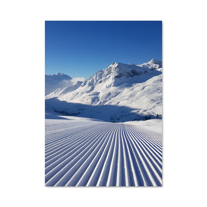 Poster Piste Enneigée