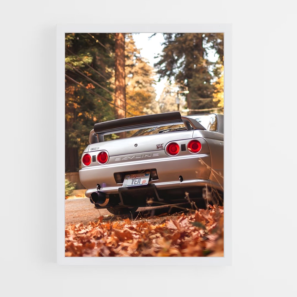 ap-skyline gt-r r32-1 cadre Blanc