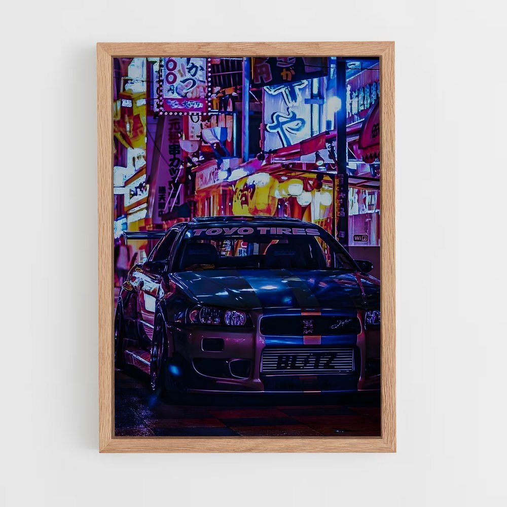 ap-skyline gt-r r34-4 cadre Bois clair