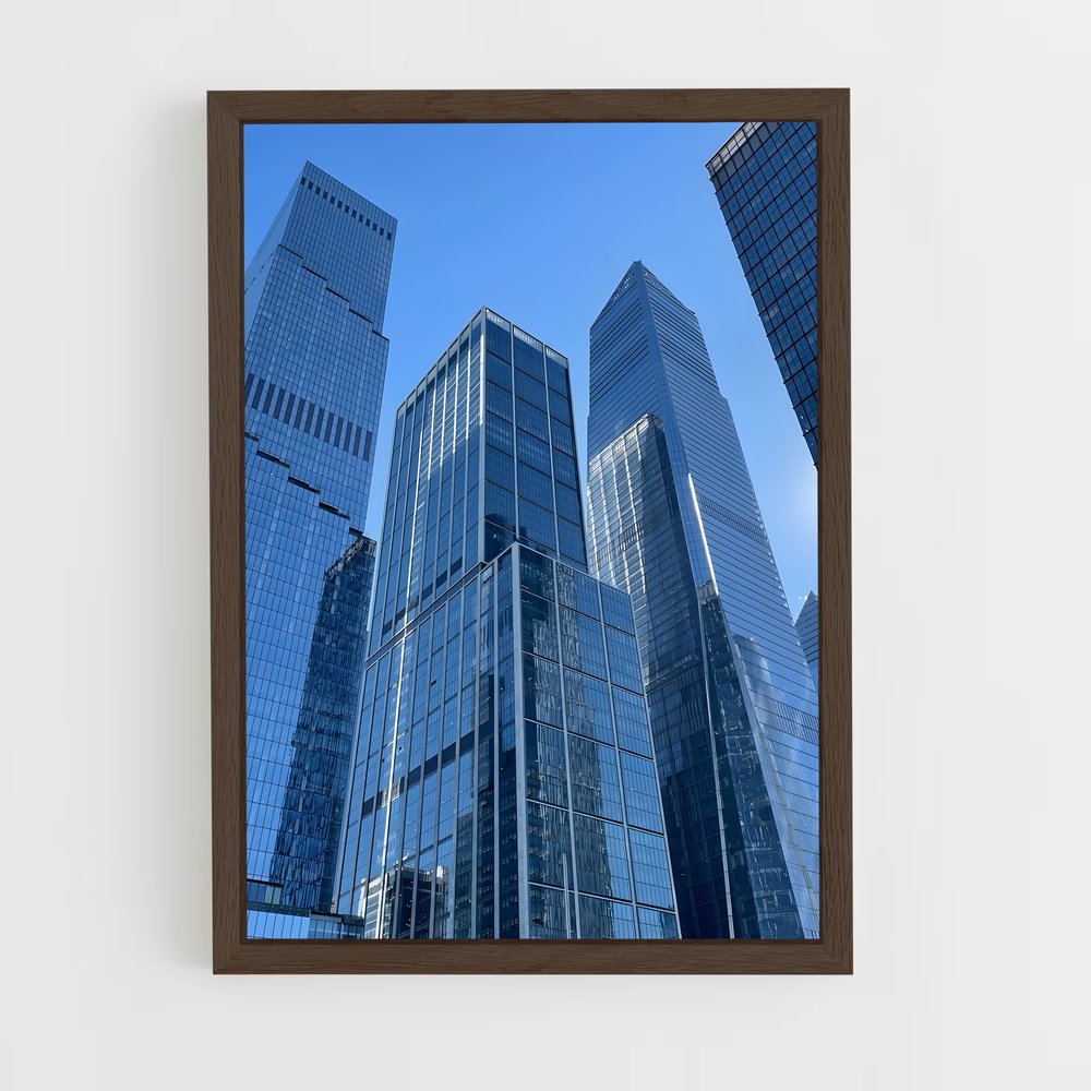 ap-skyscrapers-15 cadre Bois foncé