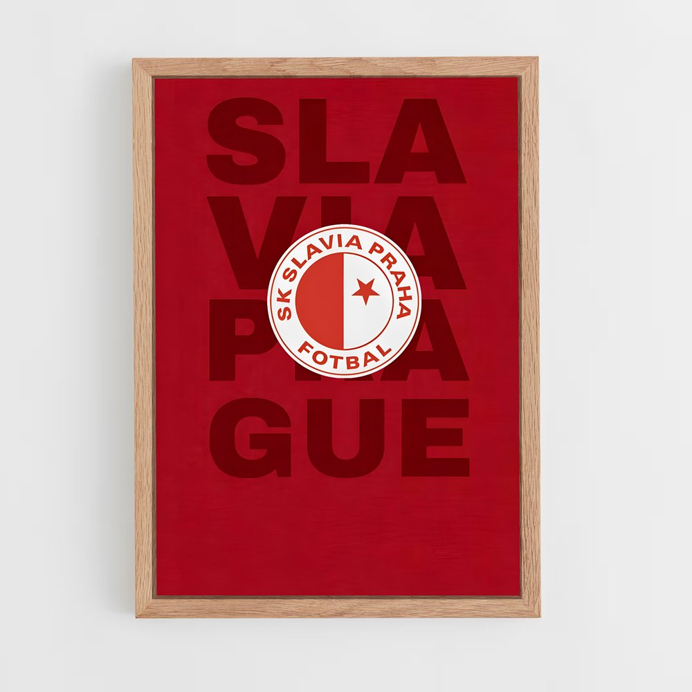 ap-slavia prague-2 cadre Bois clair