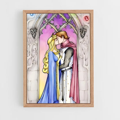ap-sleeping beauty-2 cadre Bois clair