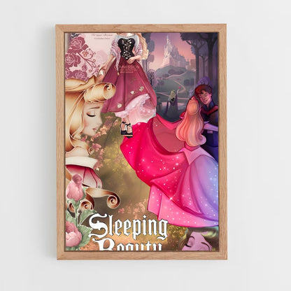 ap-sleeping beauty-3 cadre Bois clair