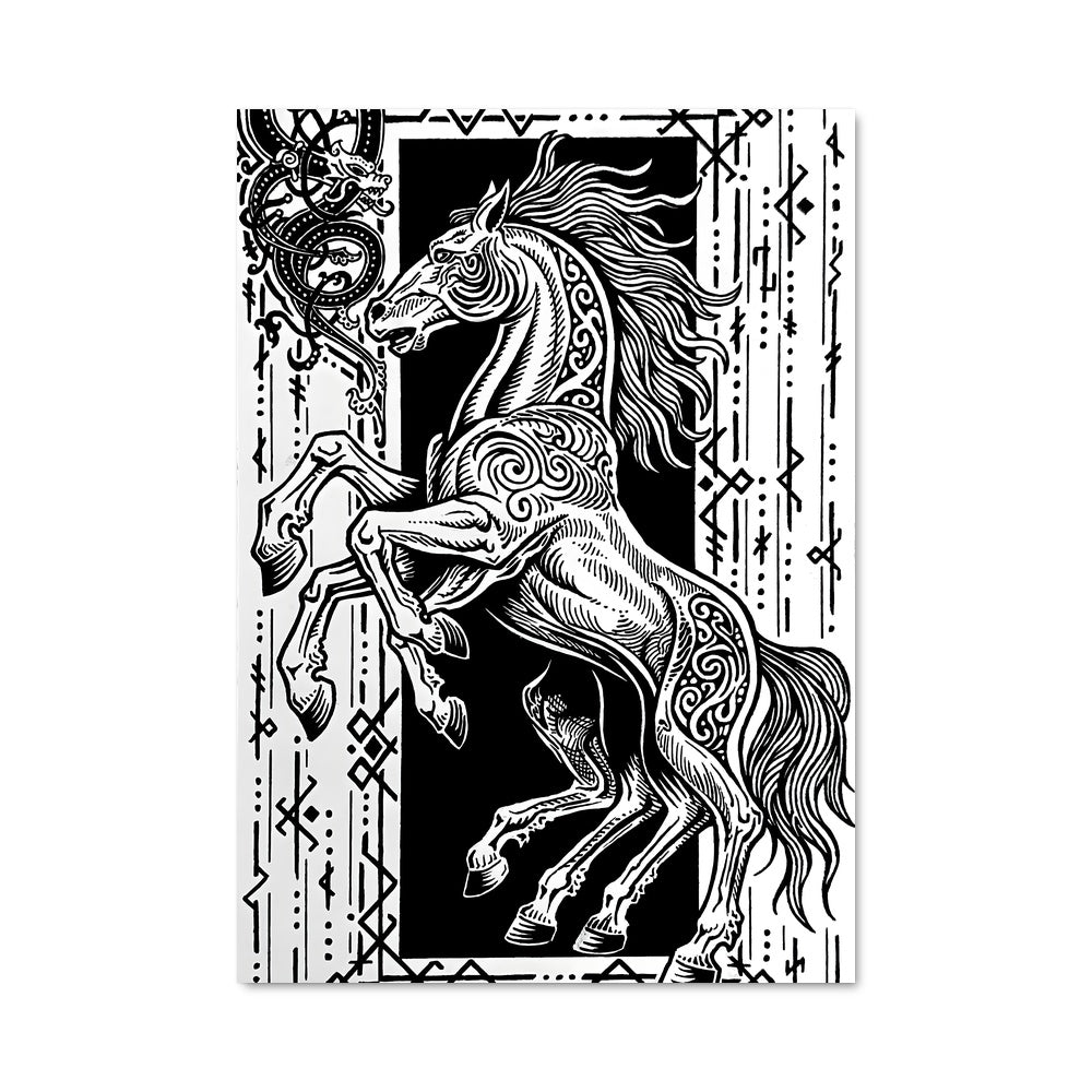 Poster Sleipnir Noir