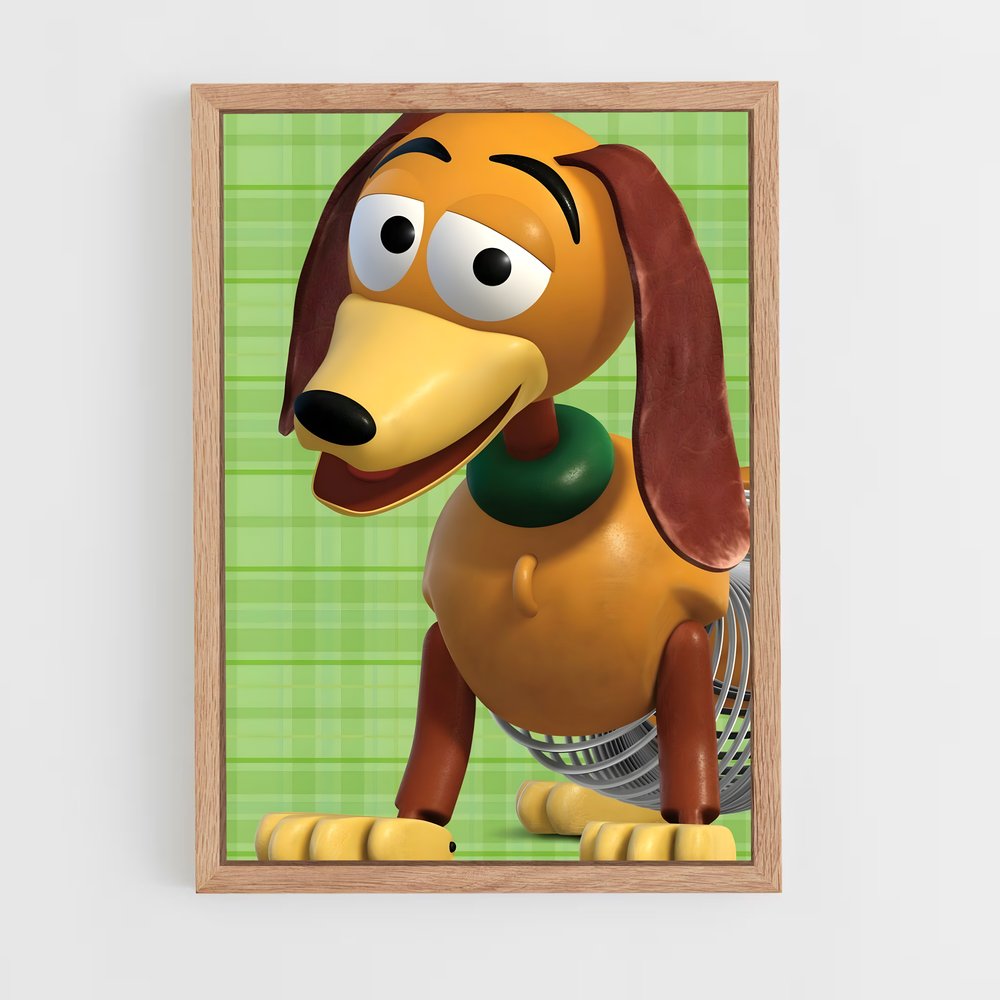 ap-slinky dog-3 cadre Bois clair