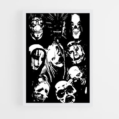ap-slipknot-13 cadre Blanc