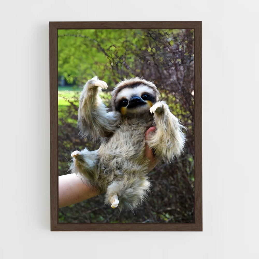ap-sloth-3 cadre Bois foncé