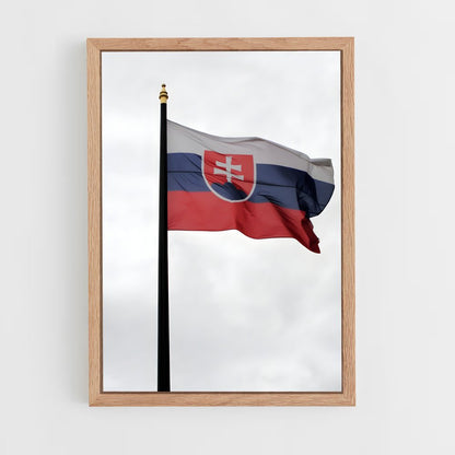 ap-slovakia flag-1 cadre Bois clair