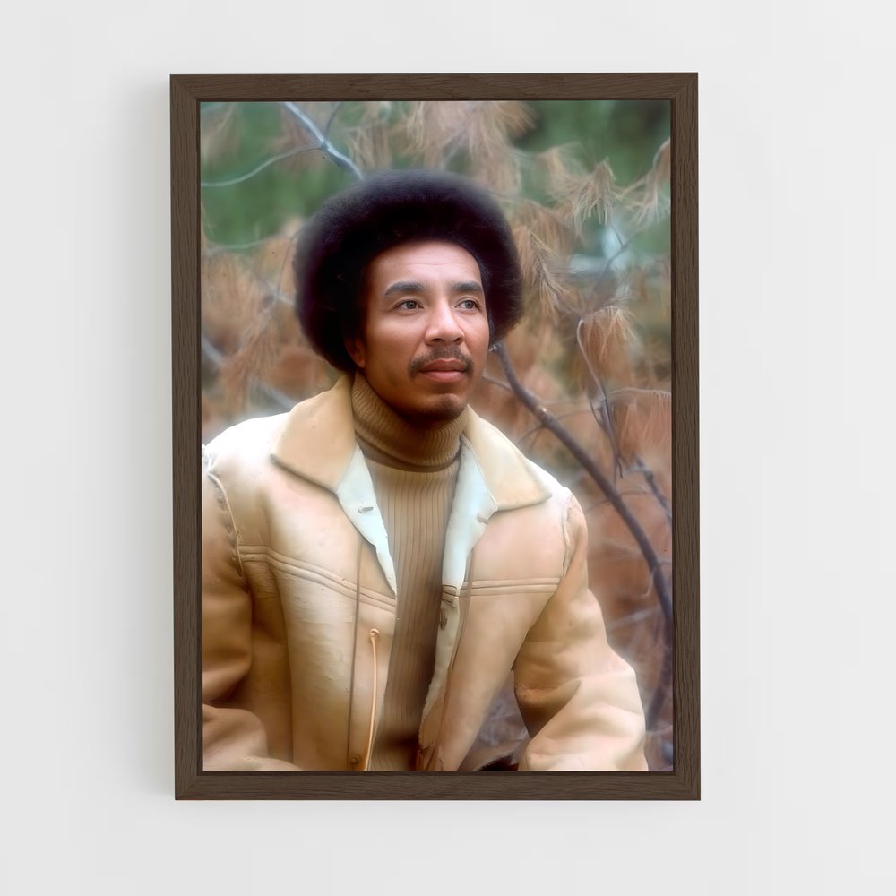 ap-smokey robinson-1 cadre Bois foncé