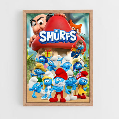 ap-smurfs-3 cadre Bois clair