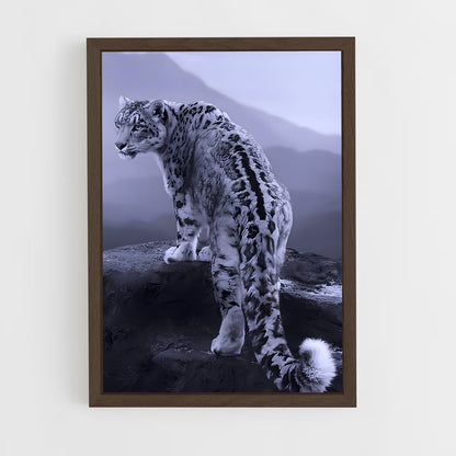 ap-snow leopard-1 cadre Bois foncé