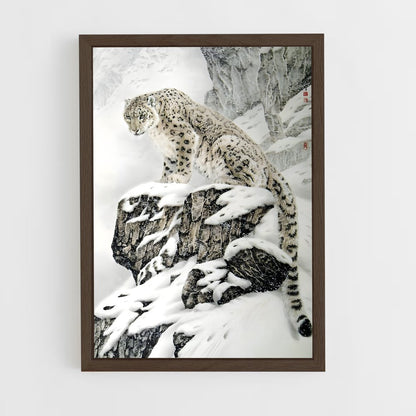 ap-snow leopard-4 cadre Bois foncé
