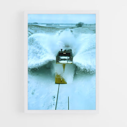 ap-snow plow-2 cadre Blanc