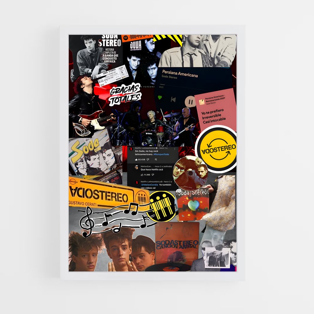 ap-soda stereo-1 cadre Blanc