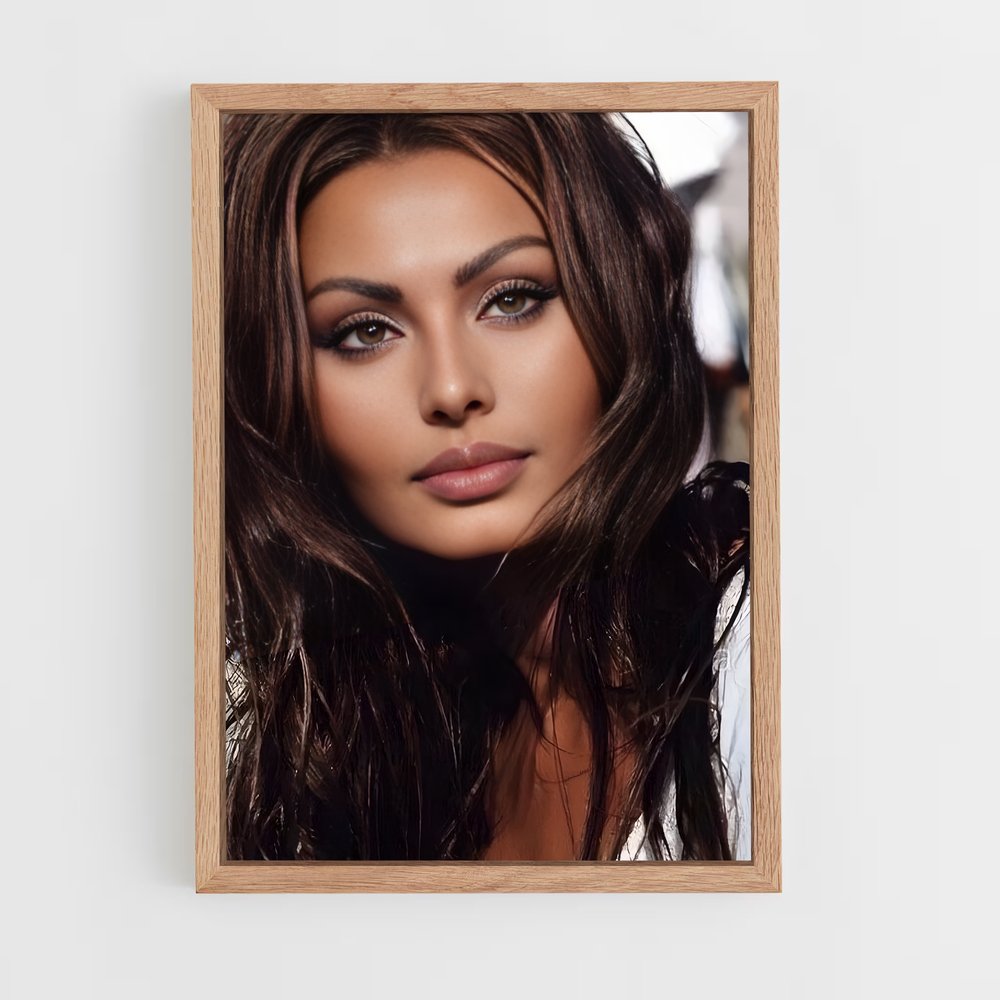 ap-sofia loren-1 cadre Bois clair