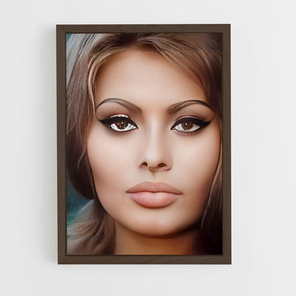ap-sofia loren-2 cadre Bois foncé