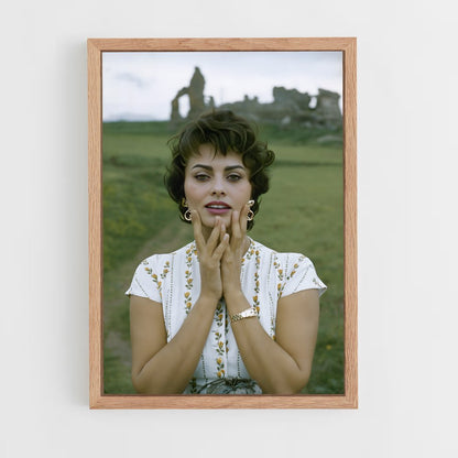 ap-sofia loren-3 cadre Bois clair