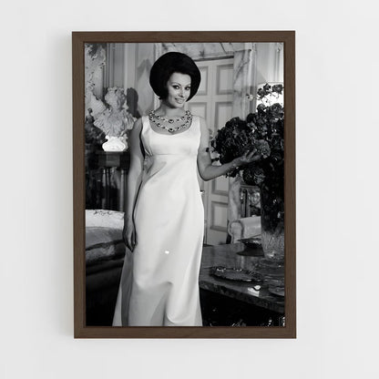 ap-sofia loren-5 cadre Bois foncé