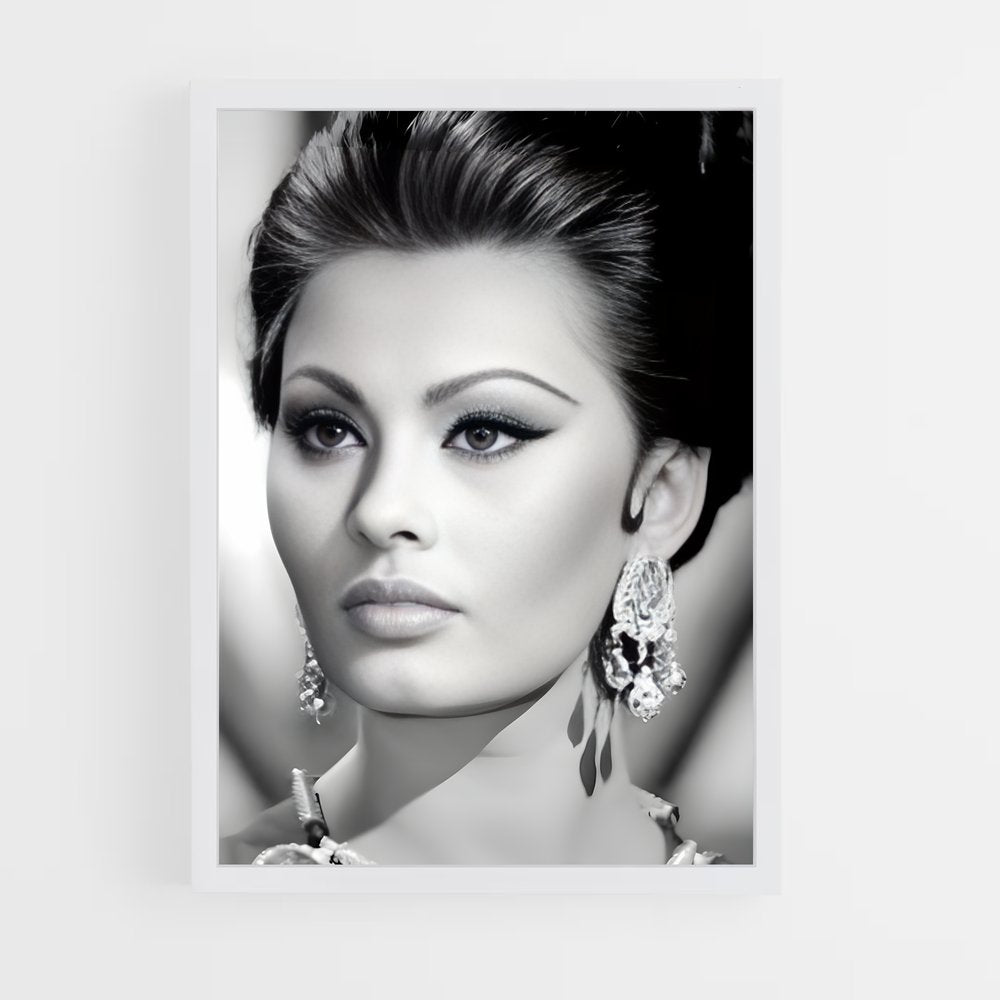 ap-sofia loren-6 cadre Blanc