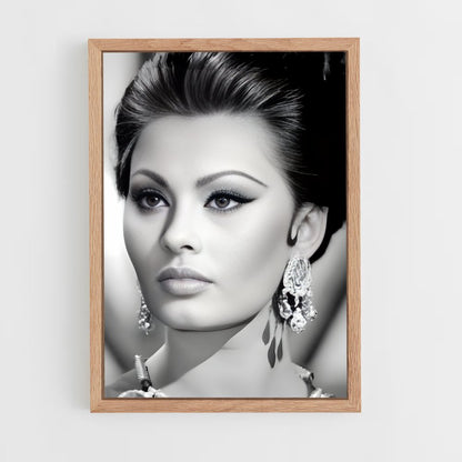 ap-sofia loren-6 cadre Bois clair