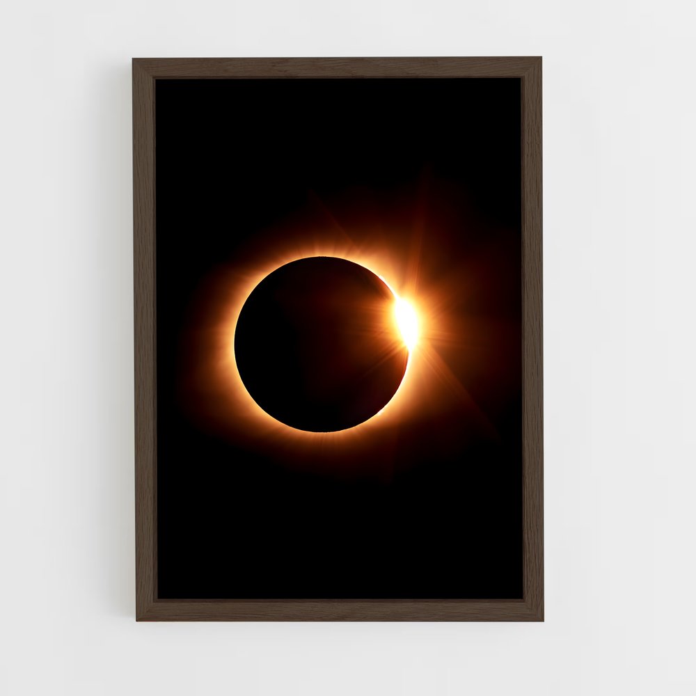 ap-solar eclipse-2 cadre Bois foncé