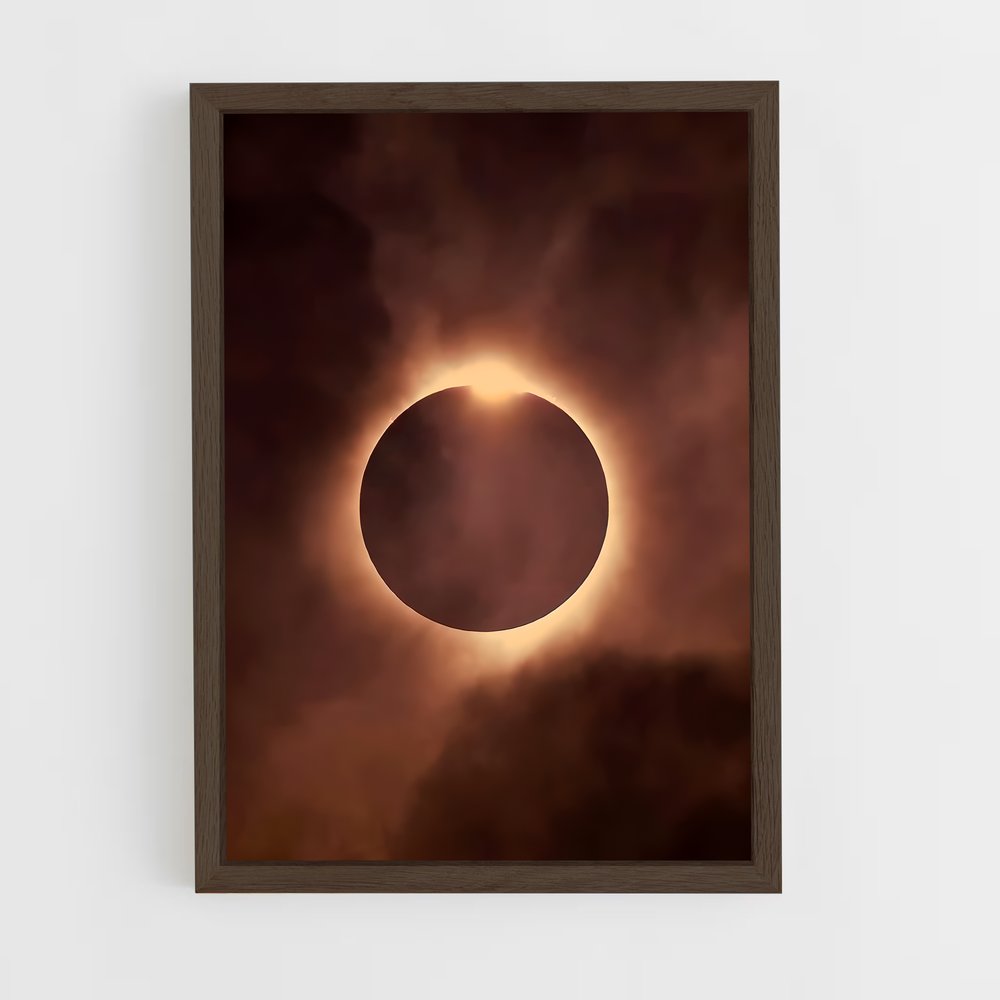 ap-solar eclipse-3 cadre Bois foncé