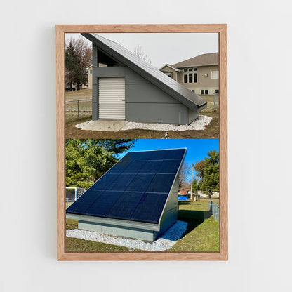 ap-solar panels-8 cadre Bois clair