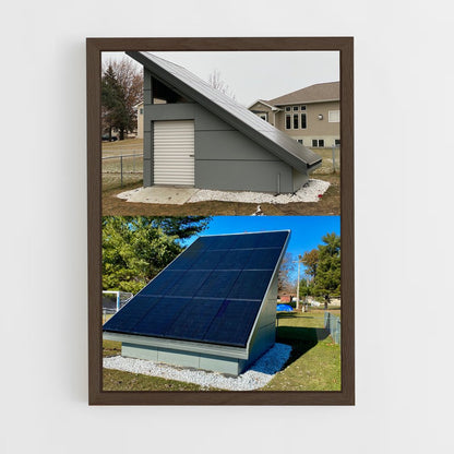 ap-solar panels-8 cadre Bois foncé