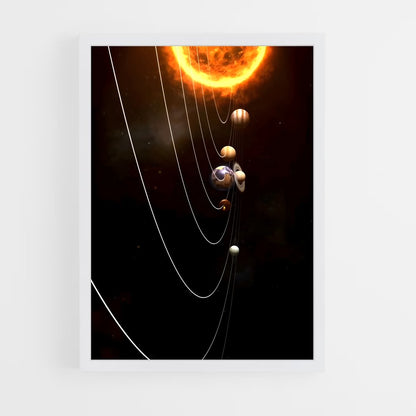 ap-solar system-10 cadre Blanc