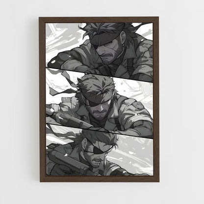 ap-solid snake-1 cadre Bois foncé