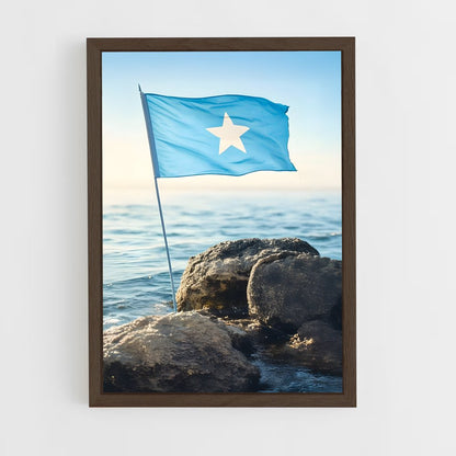 ap-somalia flag-1 cadre Bois foncé