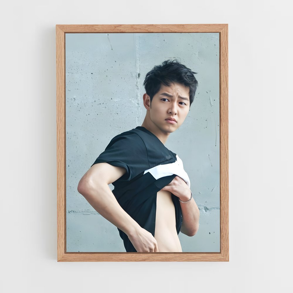 ap-song joong-ki-3 cadre Bois clair