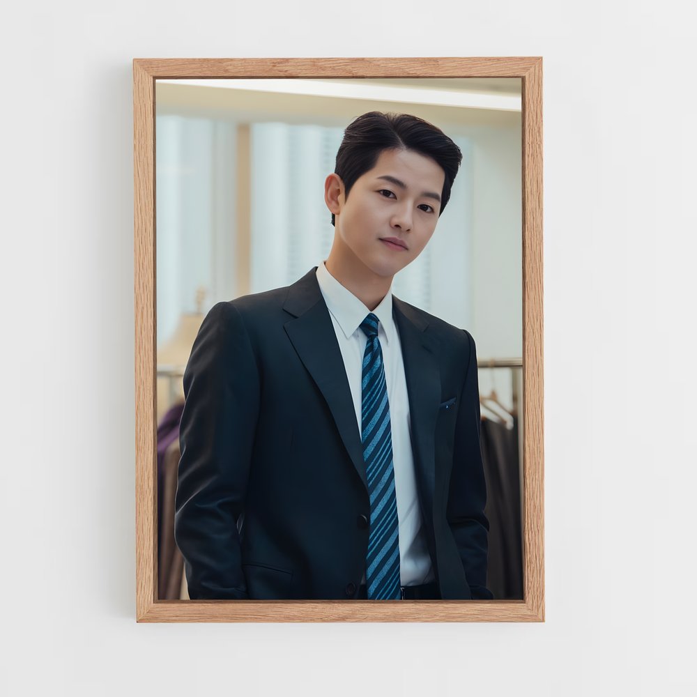 ap-song joong-ki-7 cadre Bois clair