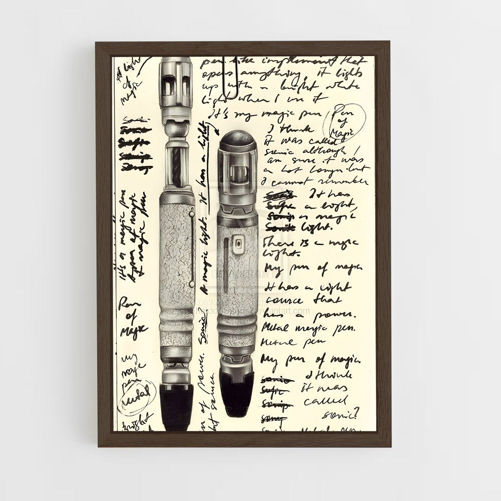 ap-sonic screwdriver-1 cadre Bois foncé