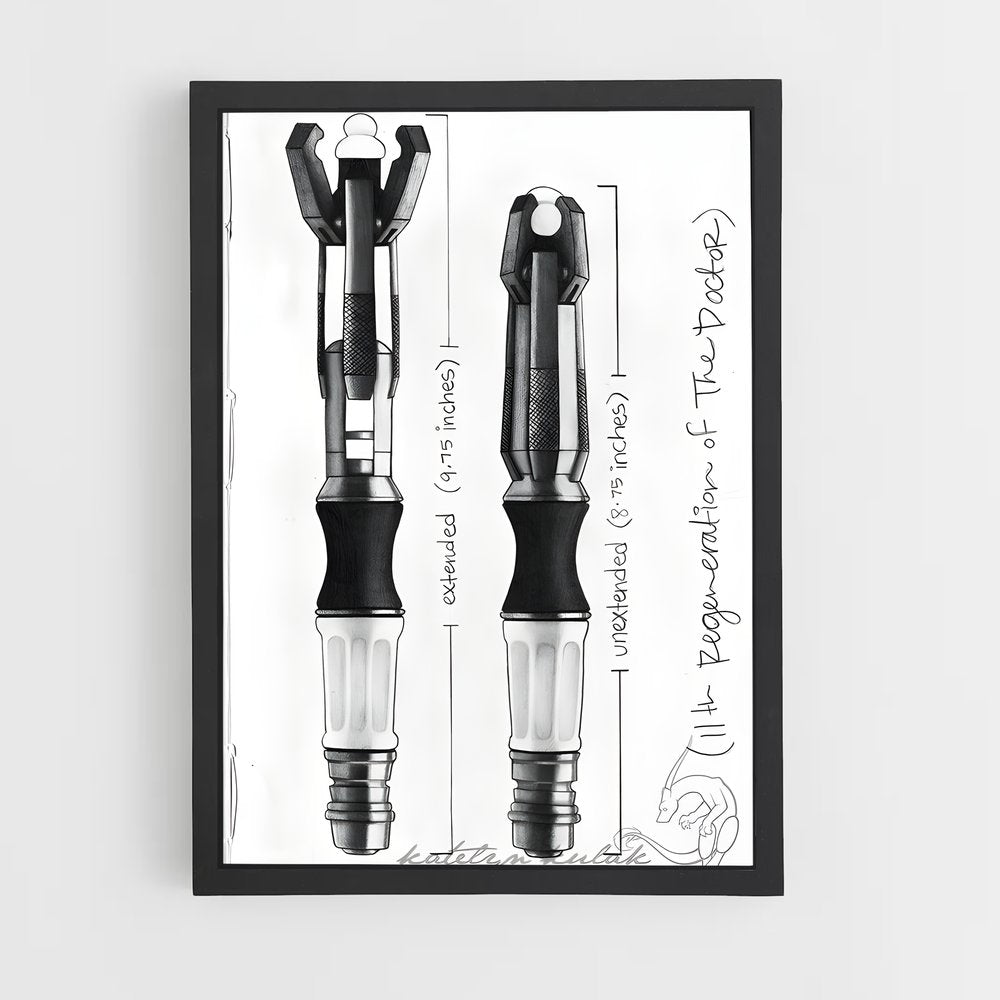 ap-sonic screwdriver-5 cadre Noir