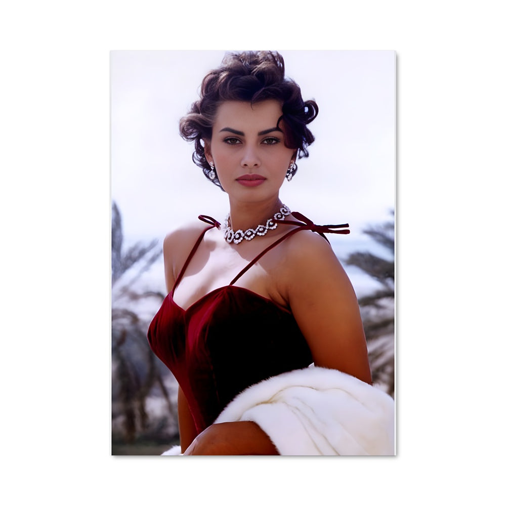 Poster Sophia en Rouge