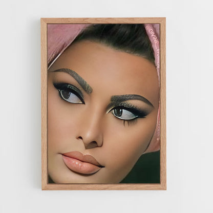 ap-sophia loren-7 cadre Bois clair