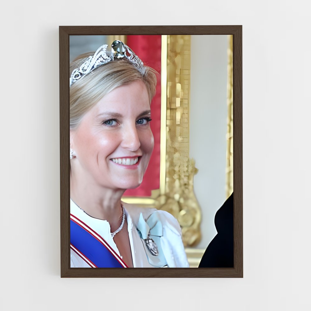 ap-sophie duchess of edinburgh-5 cadre Bois foncé