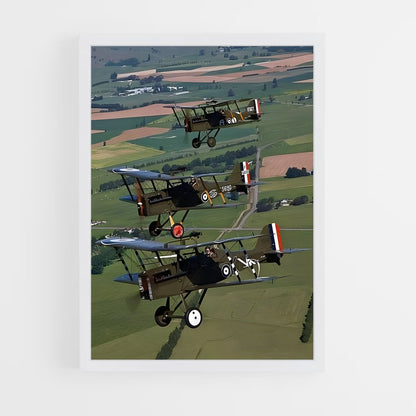 ap-sopwith camel-1 cadre Blanc