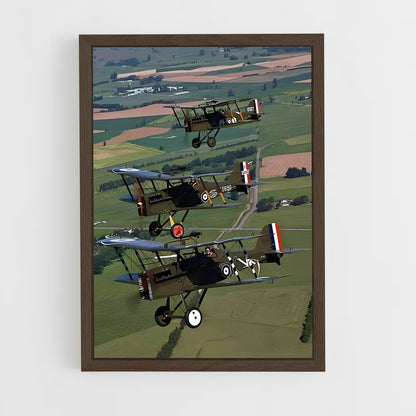 ap-sopwith camel-1 cadre Bois foncé