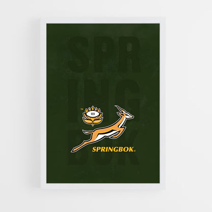 ap-south africa springboks-7 cadre Blanc