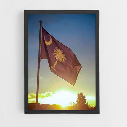 ap-south carolina flag-3 cadre Noir