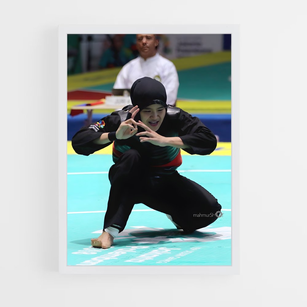 ap-southeast asian games pencak silat-1 cadre Blanc