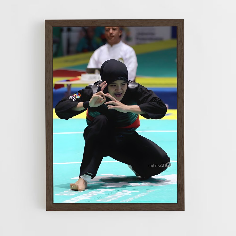 ap-southeast asian games pencak silat-1 cadre Bois foncé