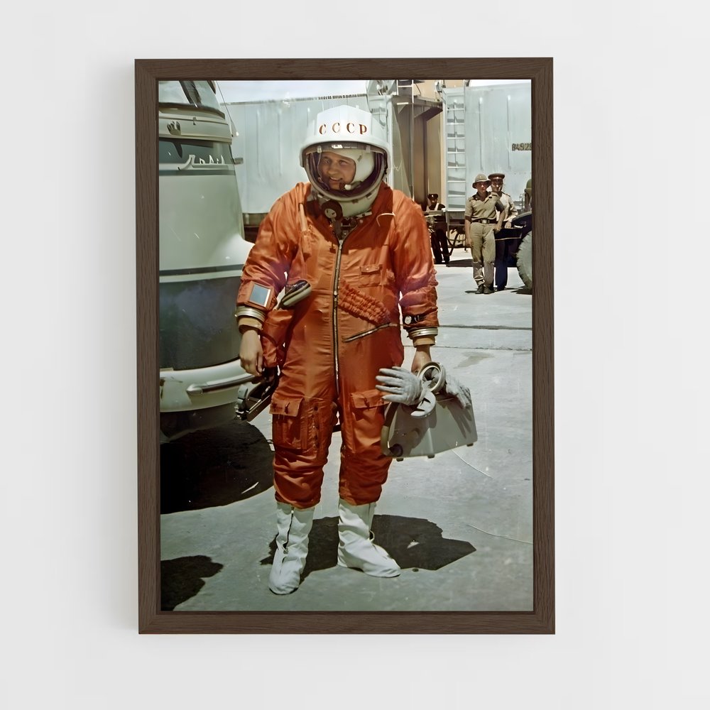ap-soviet space program-2 cadre Bois foncé