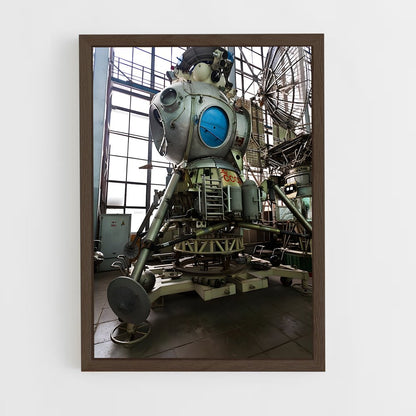 ap-soviet space program-3 cadre Bois foncé