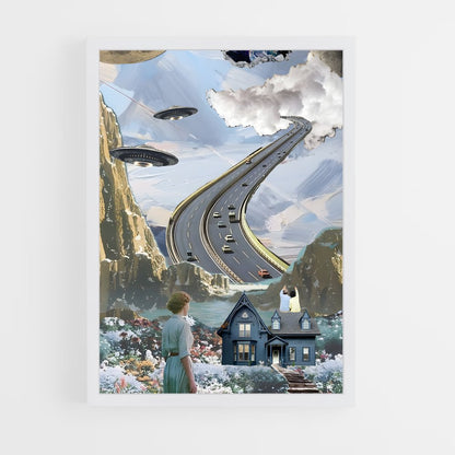 ap-space surrealism-5 cadre Blanc